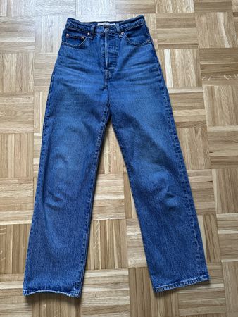 Levi's Jeans Ribcage Straight Ankle blau Grösse 25