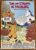 Plakat Tintin à Fribourg