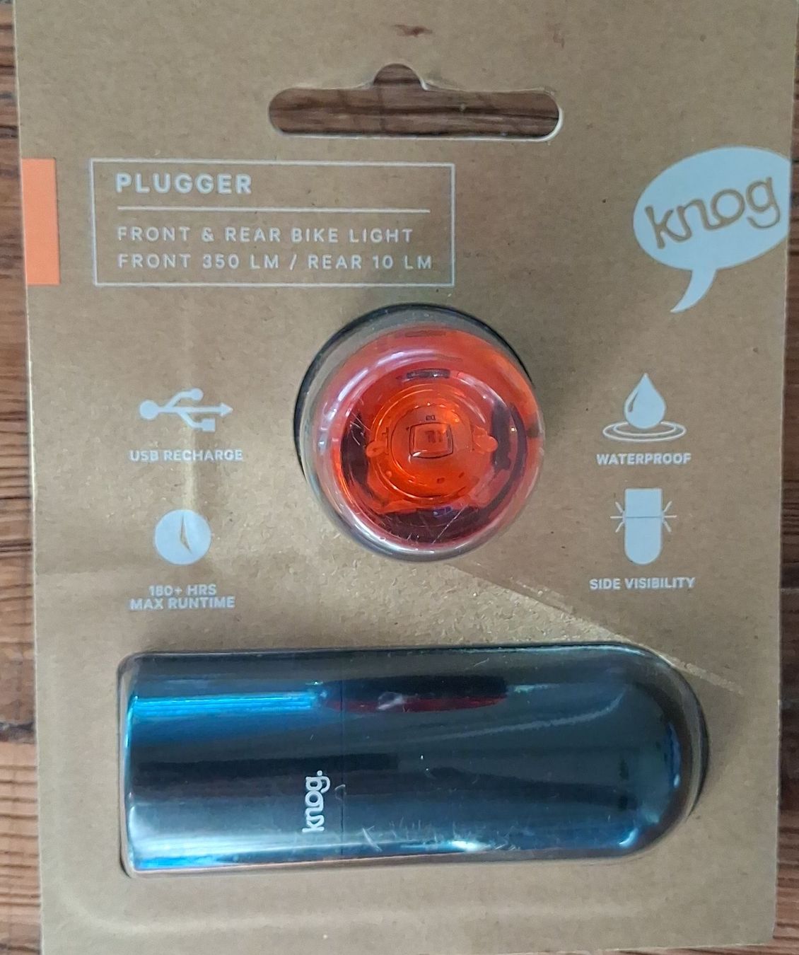 Pezzi di ricambio: Knog PLUGGER luce bici anteriore e posteriore – Nuovo e nell'imballaggio originale da Jona venduto da mic_sh5w