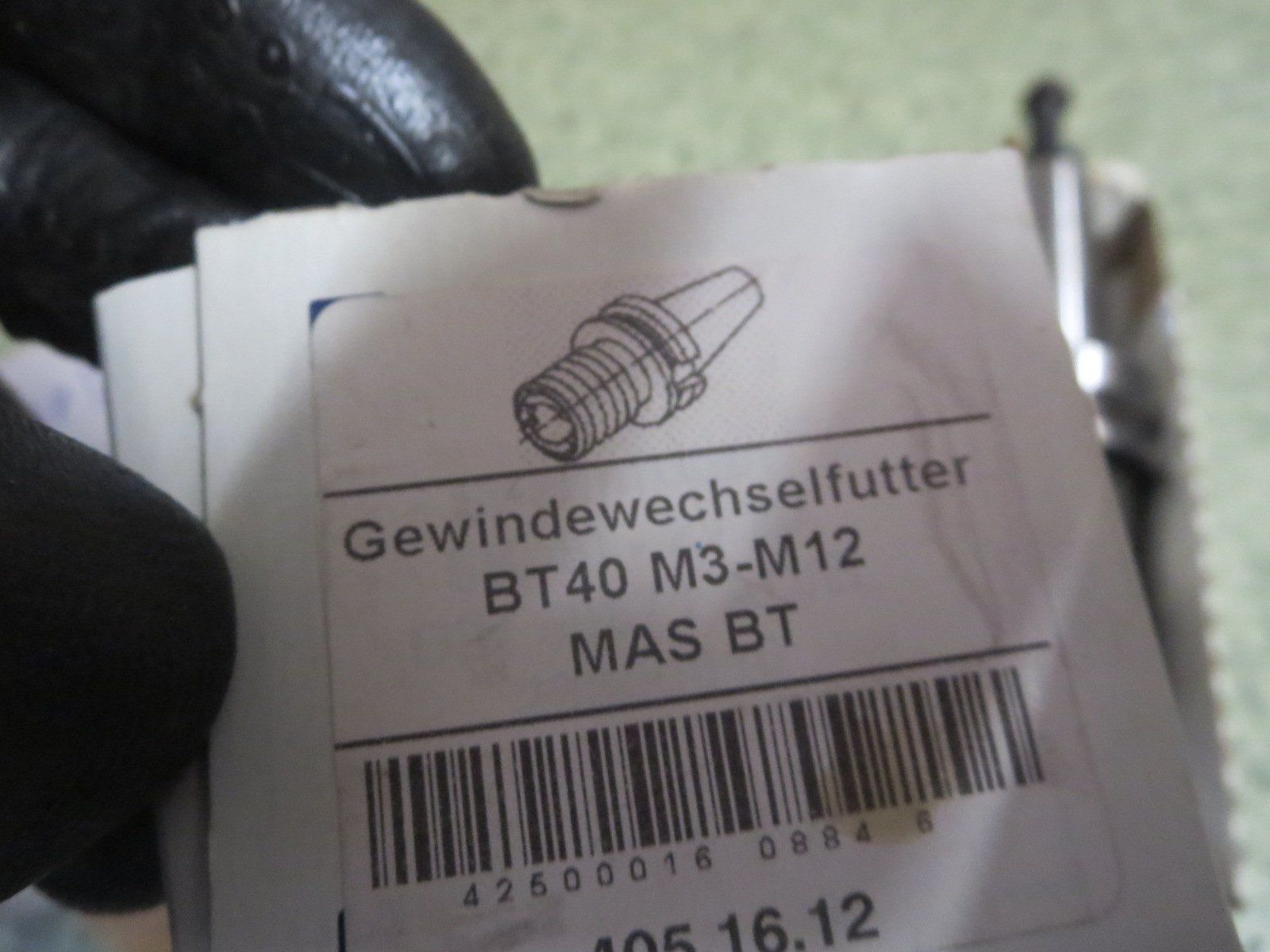 Tutti gli attrezzi: 2x Gewindewechselfutter M3-M12 m 5 Adaptern u BT40 Aufnahme – Usato da Hombrechtikon venduto da cnc_t7bw 1
