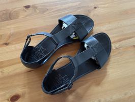 Vagabond Sandalen Gr. 38, schwarz 100% Leder