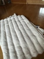 Fell Decke Creme weiss neu 130/180 cm 