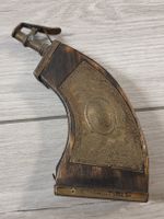 Pulverflasche Holz Messing Holz Filippo Ottone antik
