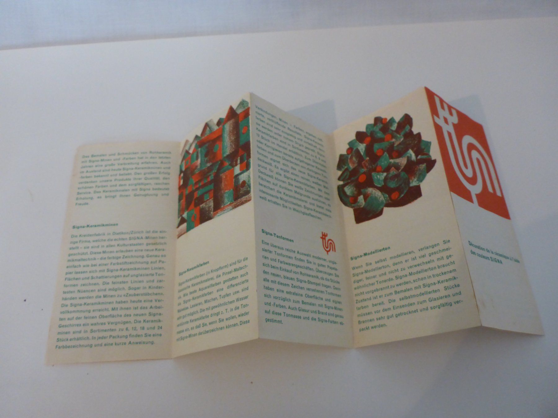 Colori: Vintage Sigma Malkasten Keramik Farben – Usato da Zürich venduto da leia12 4