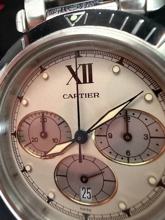 Cartier Uhren: Cartier Pasha Chronograph Quarz – Gebraucht aus Zürich von timeio-swapwatch 5