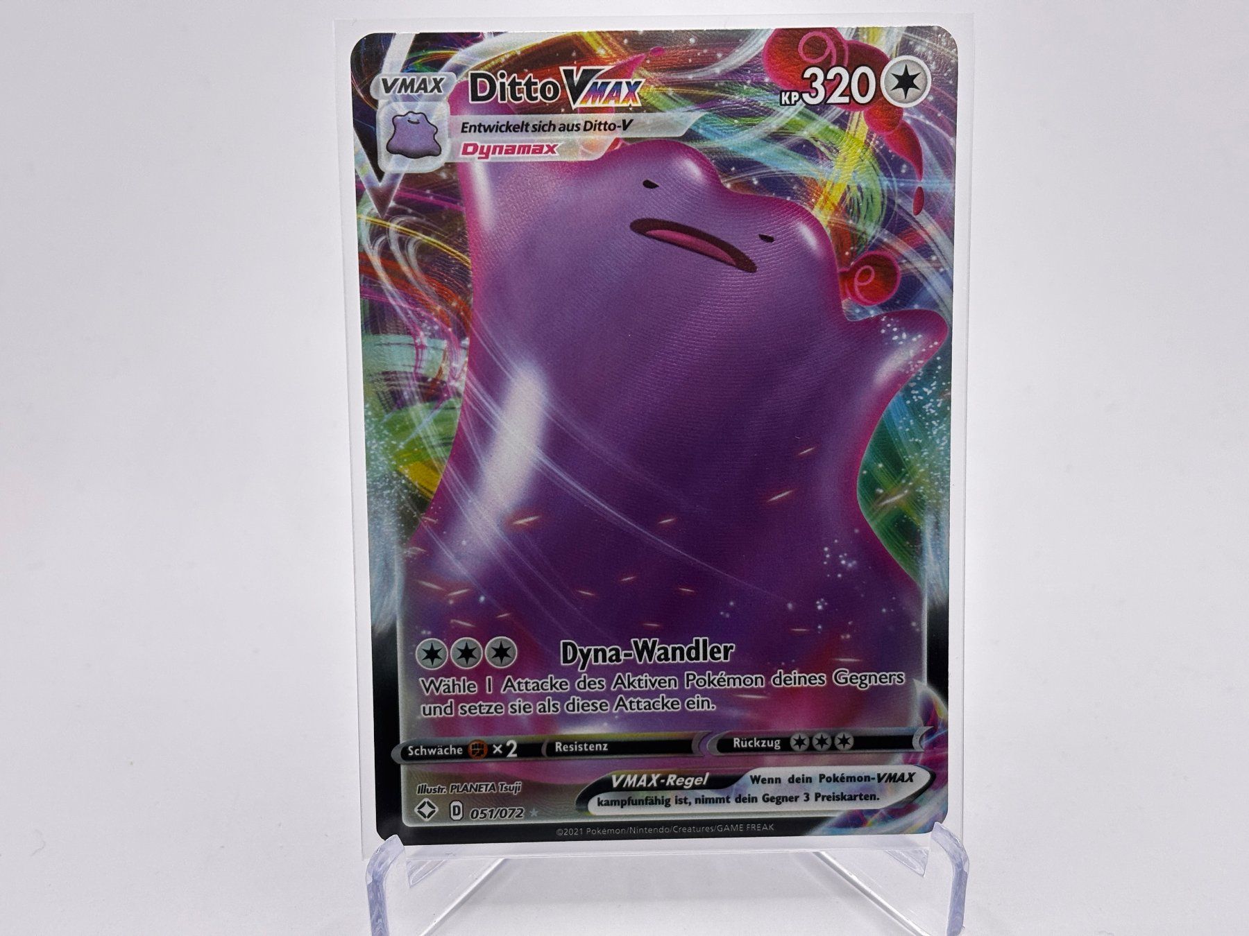 Pokémon Sammelbilder & Trading cards: Glänzendes Schicksal - Ditto VMAX  (SHF 51) - DE – Neu (gemäss Beschreibung) aus Allschwil von Bullach
