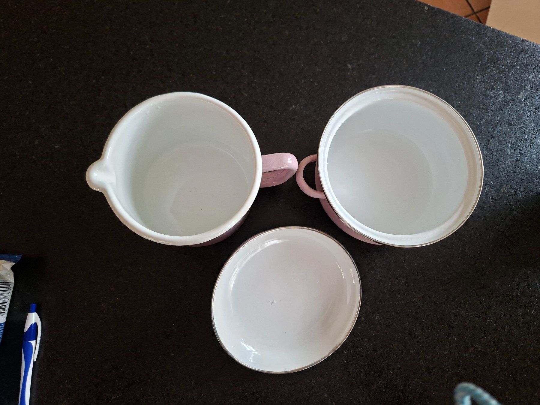 Teglie da forno: EMAILLE Rosa Landhaus Set – Nuovo (secondo la descrizione) da Meinisberg venduto da Destiny1972 5