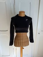 GYMSHARK - Sportoberteil schwarz S