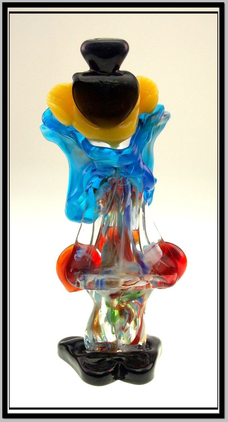 Murano Statuette: Murano Glas Clown mit Spielball (0010) – Difettoso da Langenthal venduto da Sherkaan 3