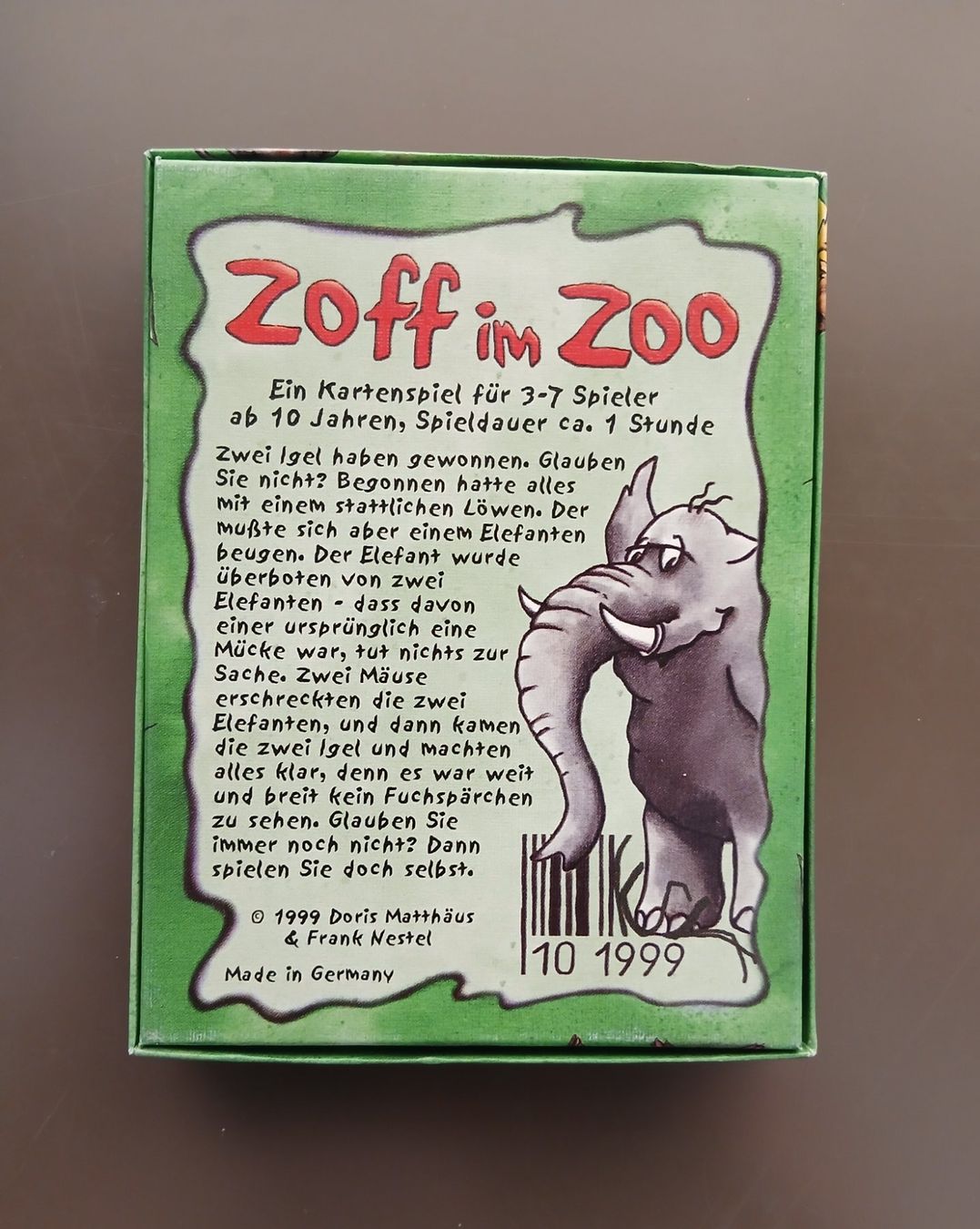 Giochi: Zoff im Zoo – Usato da Luzern venduto da Avacont 1