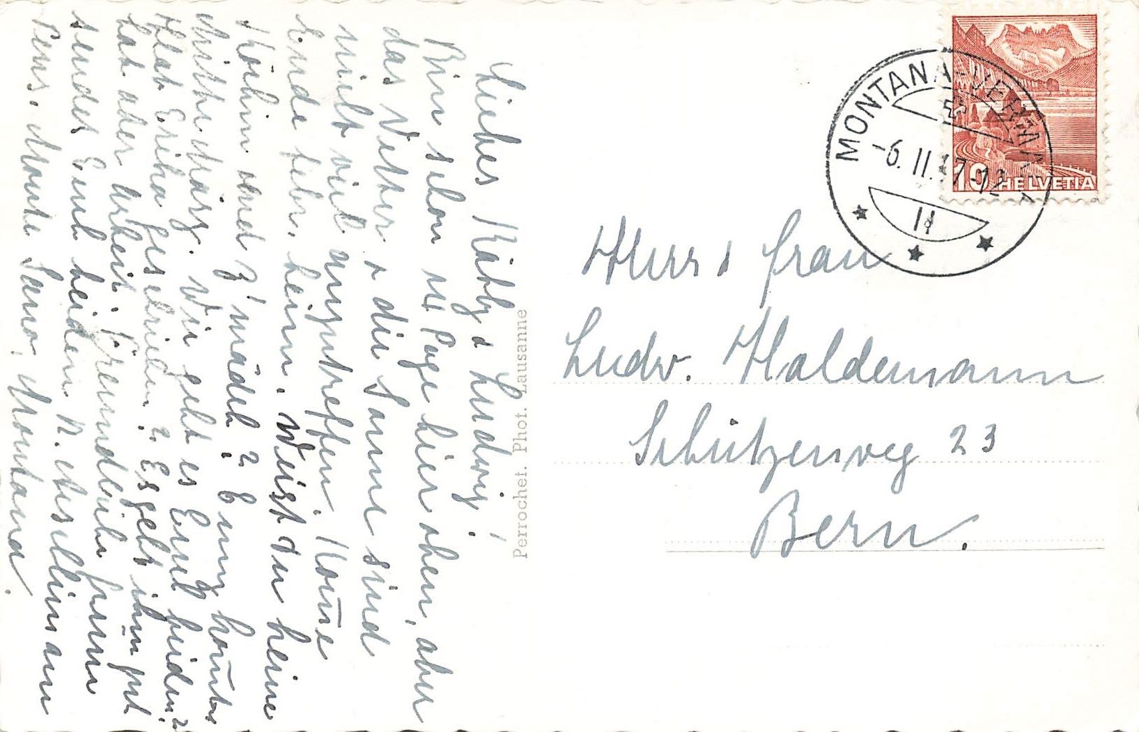 Cartoline postali: Montana VS Winterpanorama – Usato da Biasca venduto da Blenio71 1