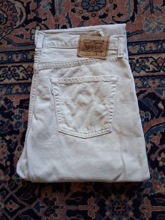 Levi's 551 Herrenjeans hellbeige Gr. W36 L36 Vintage 90er
