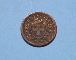 1 Rappen 1851