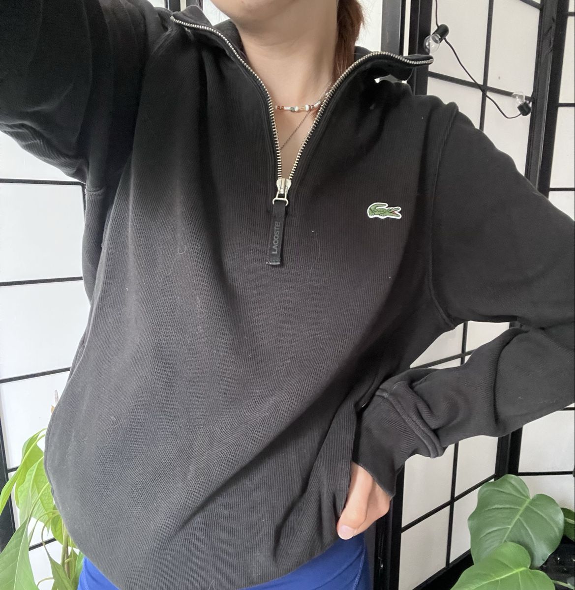 Lacoste Pullover & Sweatshirts: Sweat zippé noir Lacoste – Gebraucht aus Biel/Bienne von Jldiee