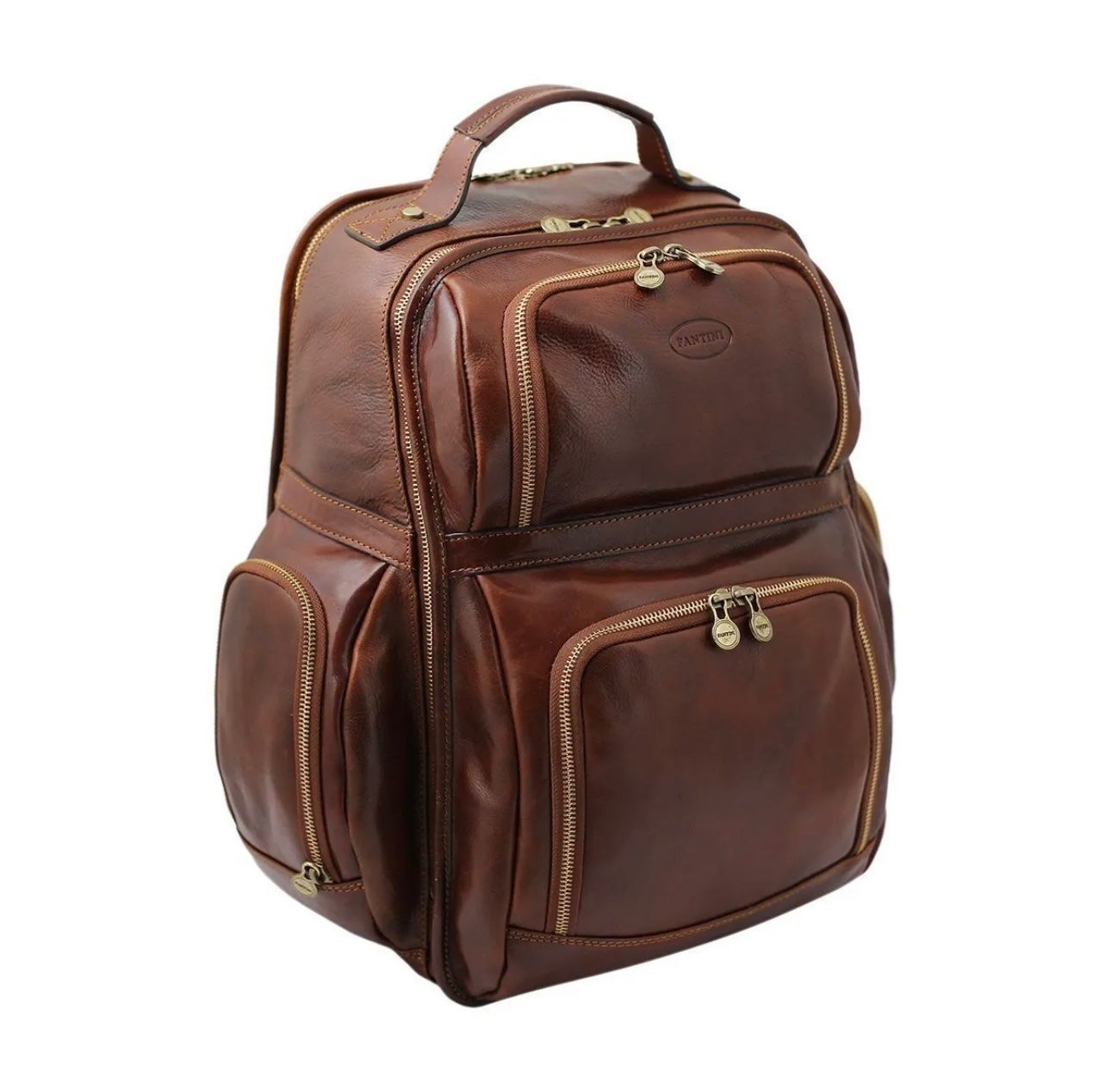 Zaini: Lederrucksack Tokyo - Farbe: Braun – Nuovo e nell'imballaggio originale da Wittenbach venduto da WWW.DRILUBAGS.CH 7