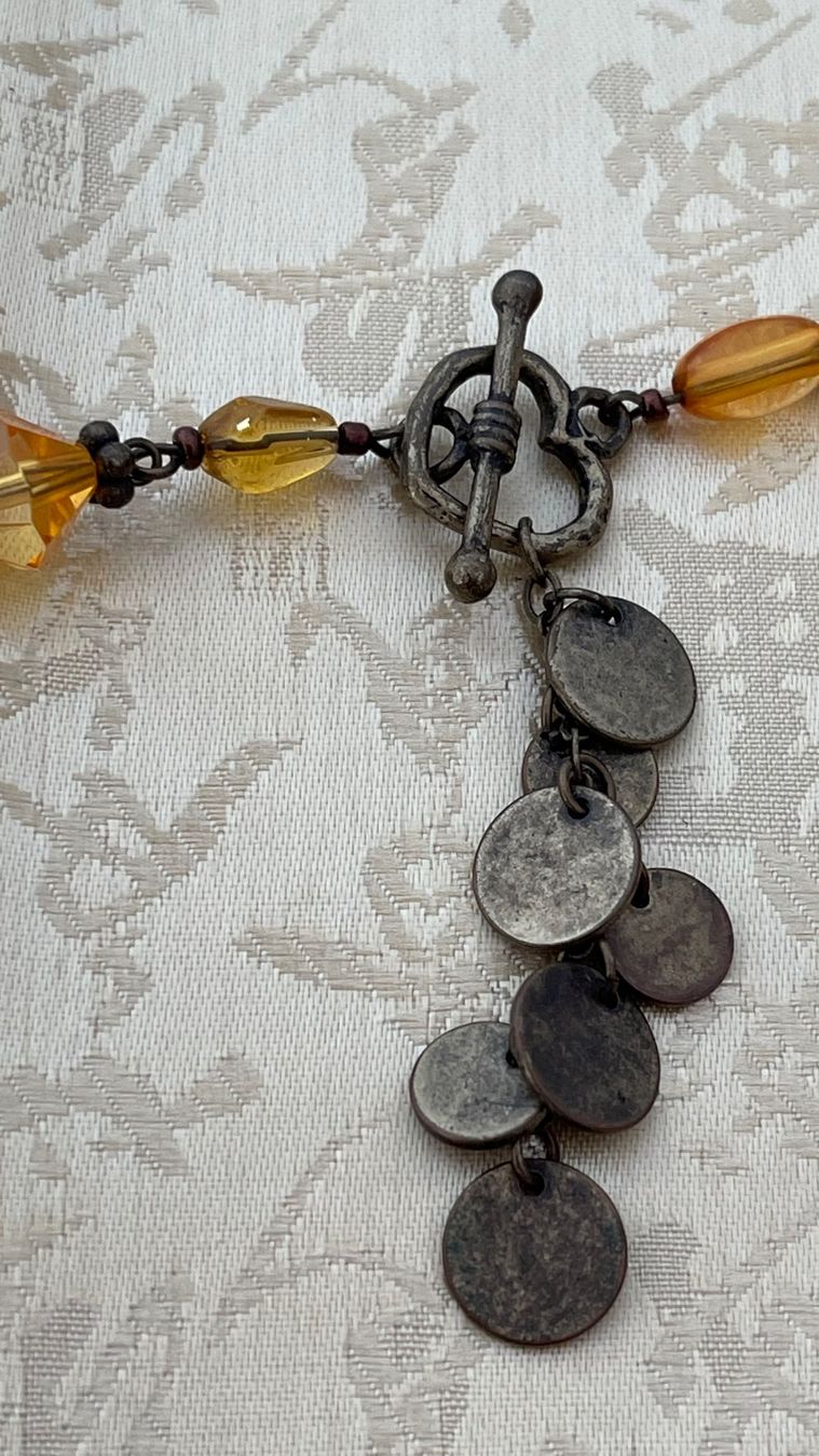H&M Catenine: Kette Armband 50cm /Messing Glas Halskette – Nuovo (secondo la descrizione) da Kölliken venduto da Prscoo 4