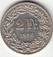 2 Franken 1916 -vz