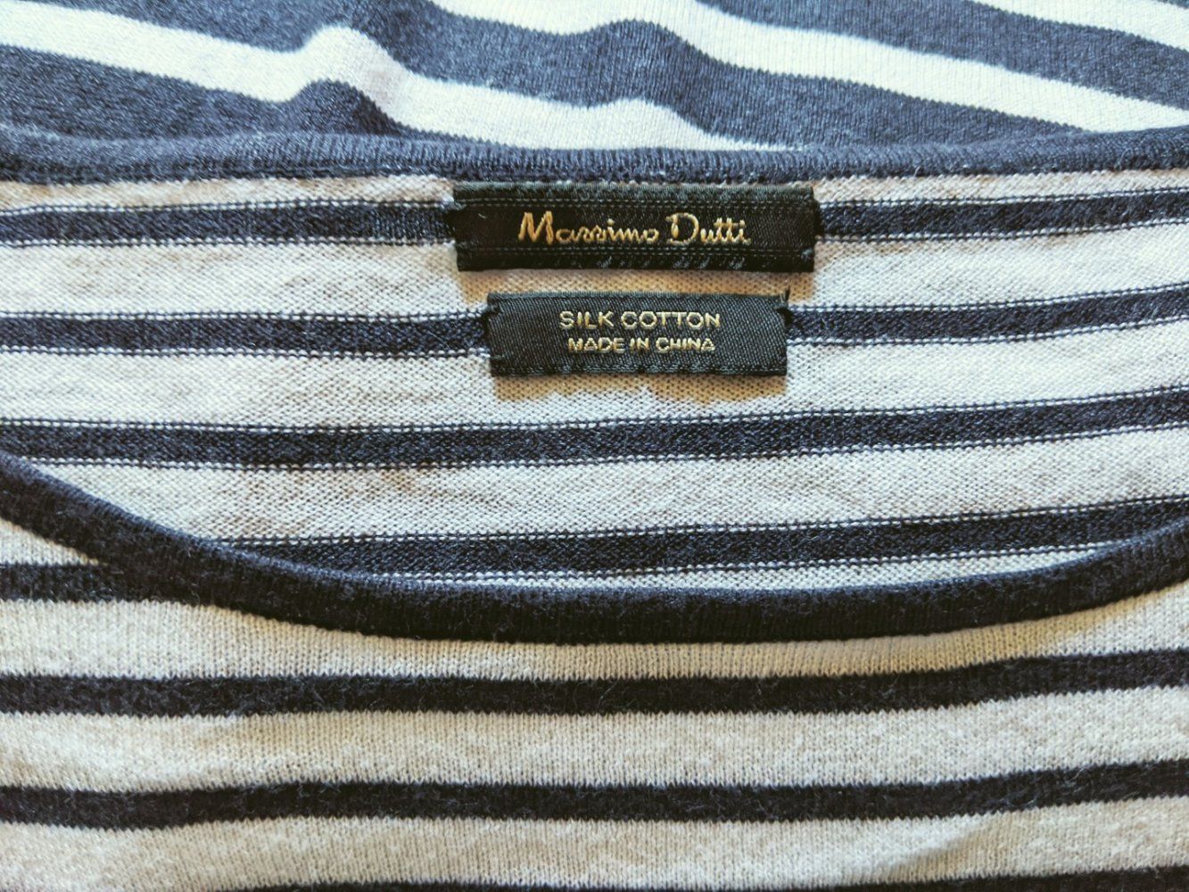 Massimo Dutti Maglioni & Felpe: MASSIMO DUTTI : Pull-marinière tout doux coton/soie S-M-L – Nuovo (secondo la descrizione) da Petit-Lancy venduto da lilycerise 2