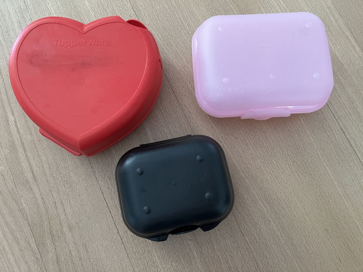 Tupperware Behälter & Ähnliches: 3 Tupperware Znüni-Böxli – Gebraucht aus Sirnach von Mouse1973 1