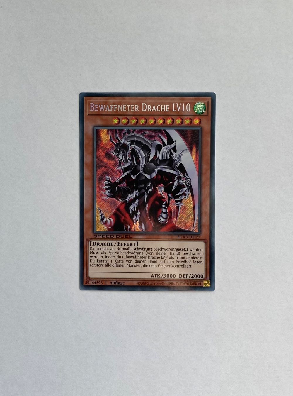 Cartes: Bewaffneter Drache LV10 – D'occasion à Amriswil par schweiz222