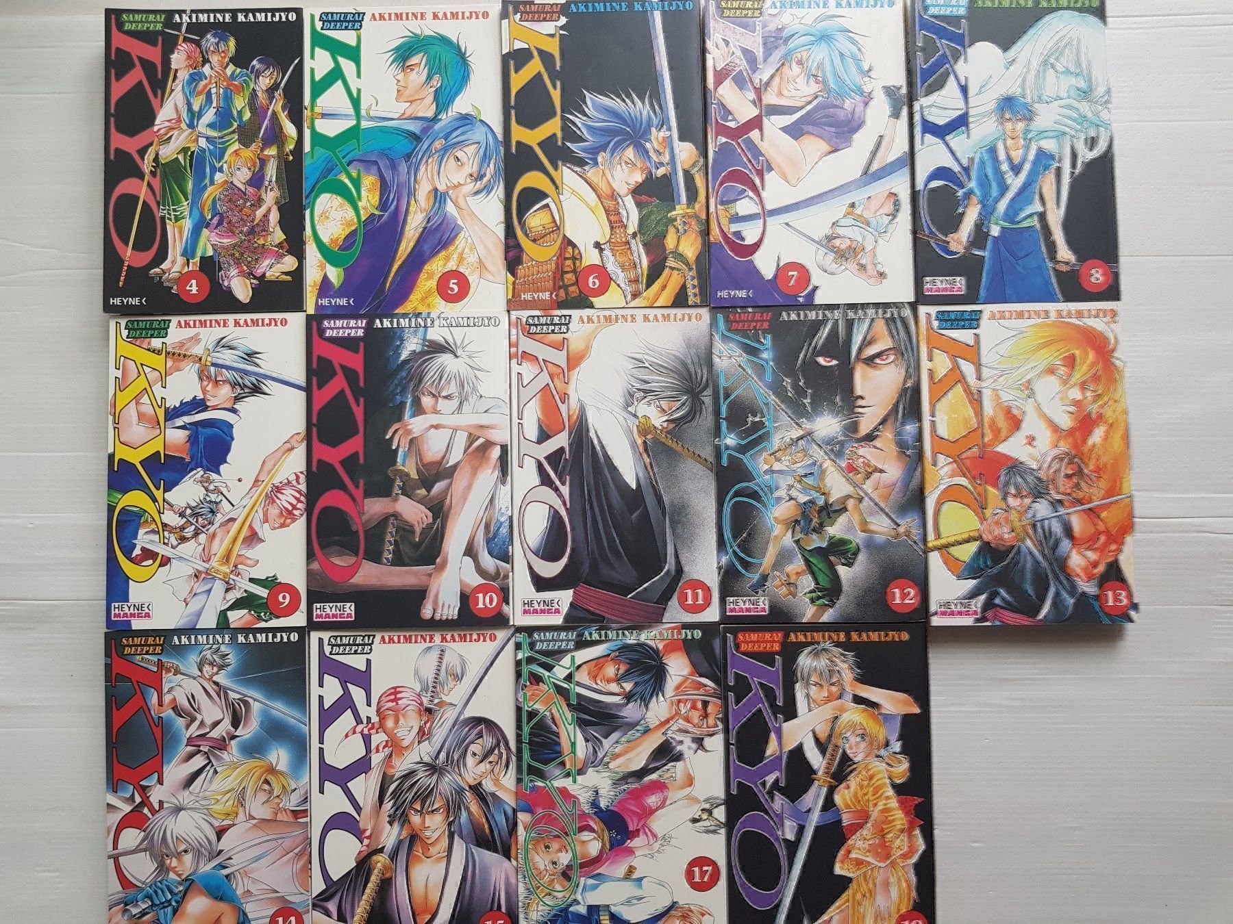 Fumetti: SAMURAI DEEPER KYO 14x - Manga – Usato da Münchenstein venduto da vitalfit