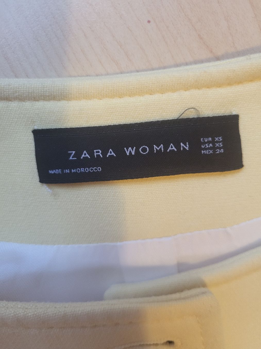 Zara Cappotti: Zara Mantel, Grösse XS, hellgelb – Usato da Malans GR venduto da caroline_F.85 2