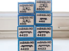 Märklin 8 x Güterwagen - schöne Modelle H0 OVP