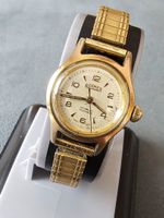 ROAMER Brevete Handaufzug Vergoldet Swiss Made Damenuhr