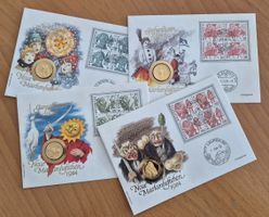 Numisbrief Sternsingen/Sechseläuten/Gansabhauet/Achetringele