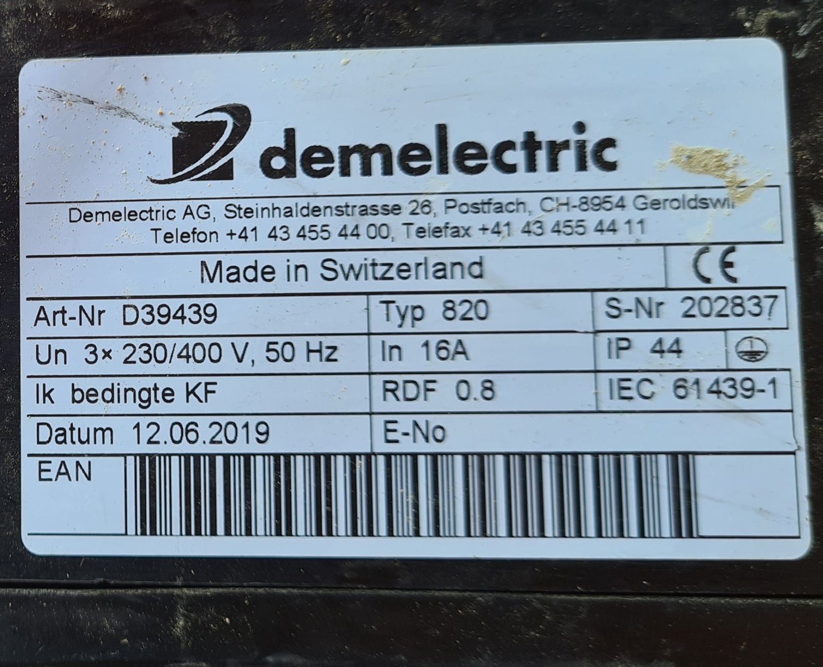 Elektrotechnik: Stromverteiler Set CEE63-5, CEE32-5, CEE16-3 demelectric – Gebraucht aus Arlesheim von Vivien0 4