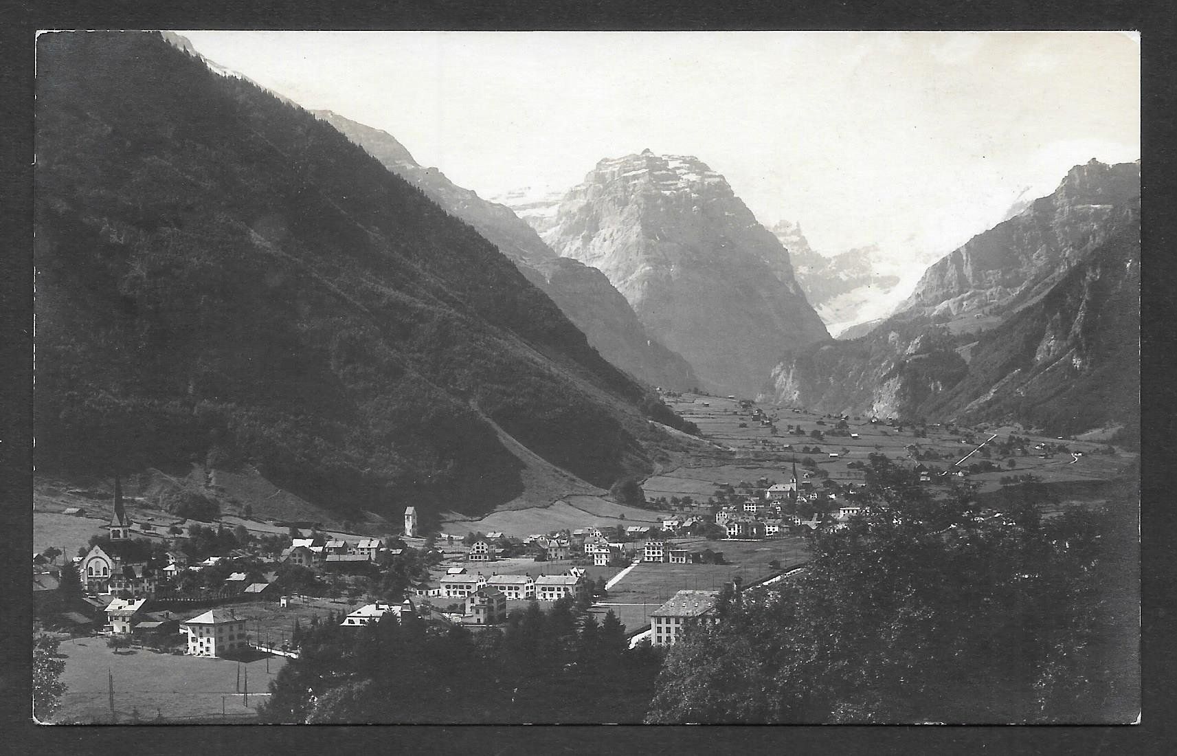 Cartoline postali: Linthal Gesamtansicht – Usato da Olten venduto da clotaldi