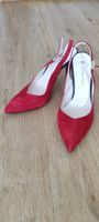 Trussardi Jeans Slingpumps, rot, Gr. 41 - wie neu!