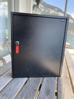 Schlüsselschrank Stahl schwarz abschliessbar mit Zubehör