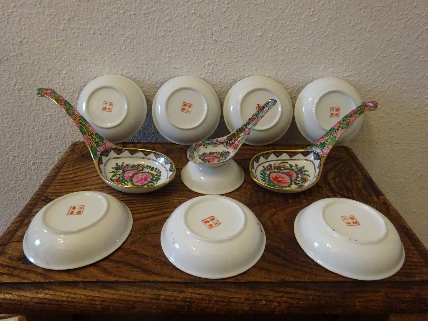 Piatti: Vintage Service Schmetterling - China – Usato da Esslingen venduto da eintagammeer 7