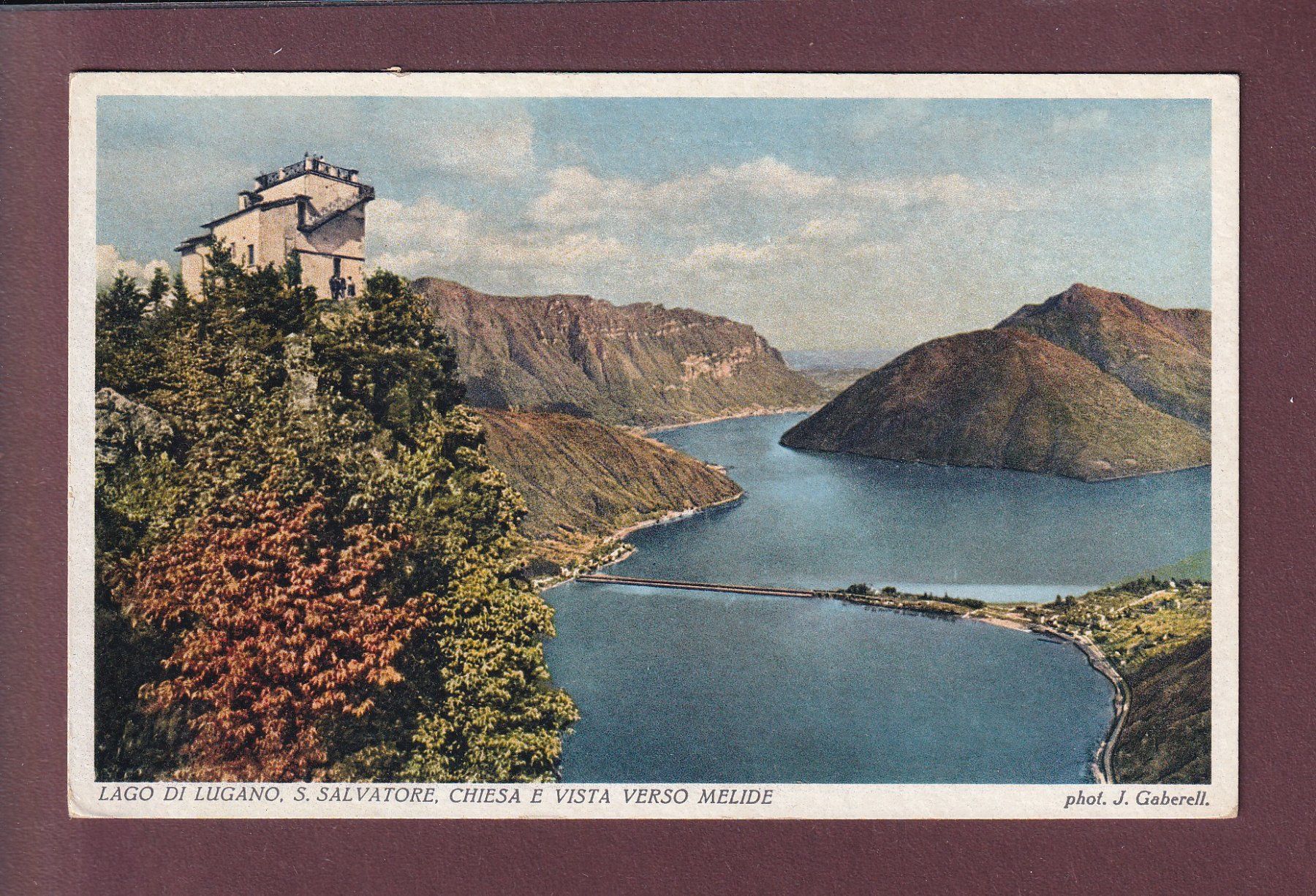 Cartoline postali: SAN SALVATORE - Chiesa - Melide – Usato da Pully venduto da nicecards