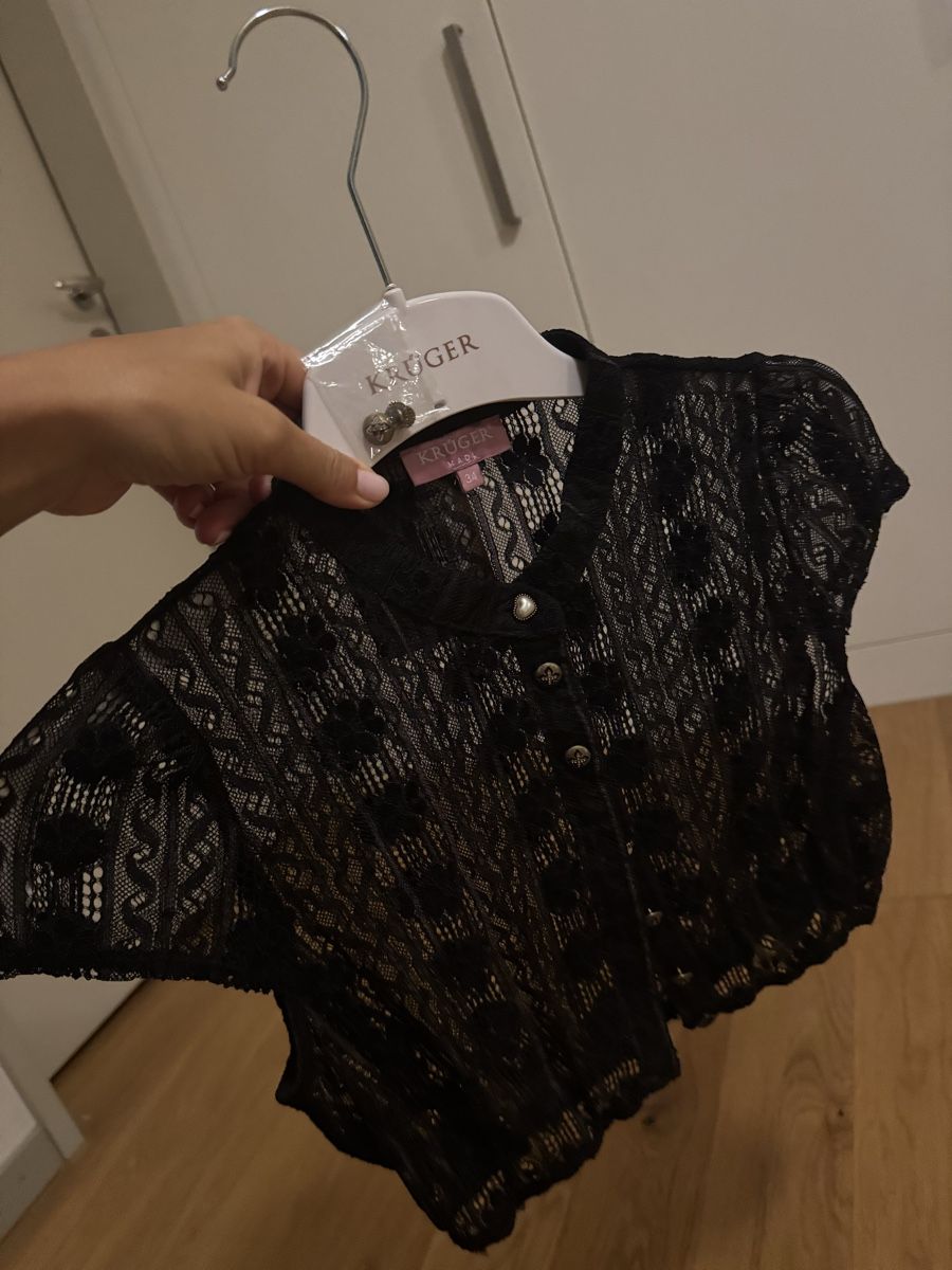 Krüger Blusen: Dirndl Bluse Schwarz 34/36 – Neu und originalverpackt aus Zürich von LuxuryJewellery 1