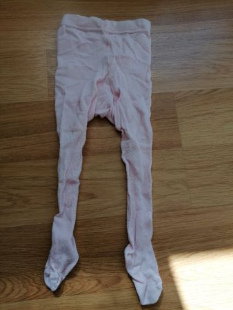 festliche Babystrumpfhose rosa zum Austragen