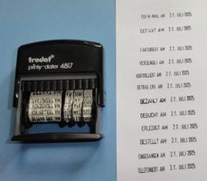 Multi Stempel fürs Büro - Trodat printy-dater 4817