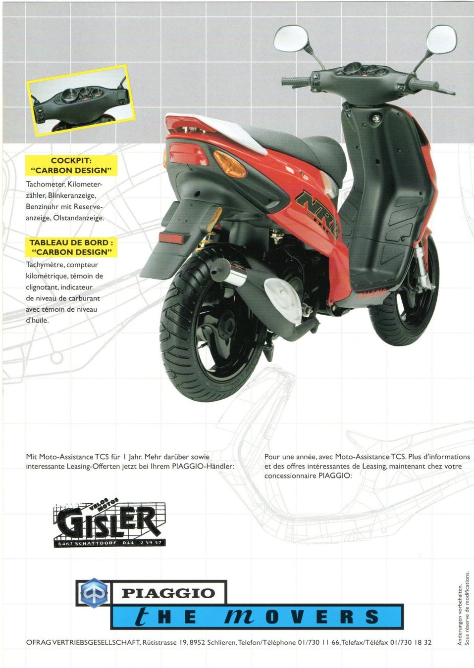 Piaggio Scooter: Piaggio NRG Roller - Originalprospekt im Topzustand – Usato da Malans GR venduto da Chueche427 2