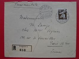 1932, Abrüstungskonferenz. Nr.189, seltene Einzelfrankatur!