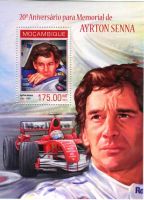 Block "Formel 1. Ayrton Senna". Mosambik