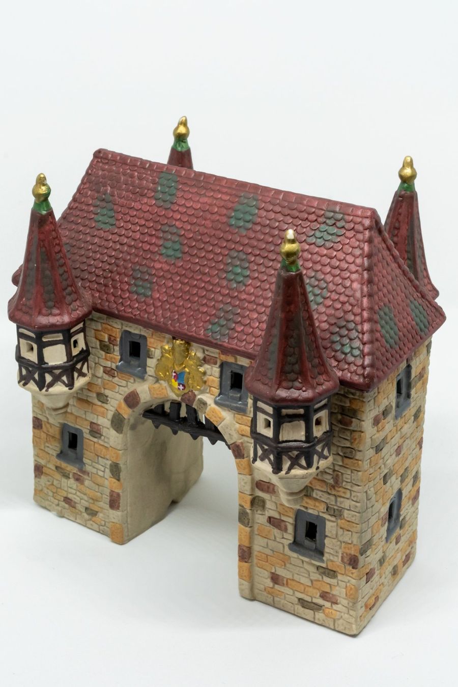 Tutte le decorazioni: Keramik Lichterhaus - Mittelalterliches Stadttor – Usato da Bäretswil venduto da Aukionaer