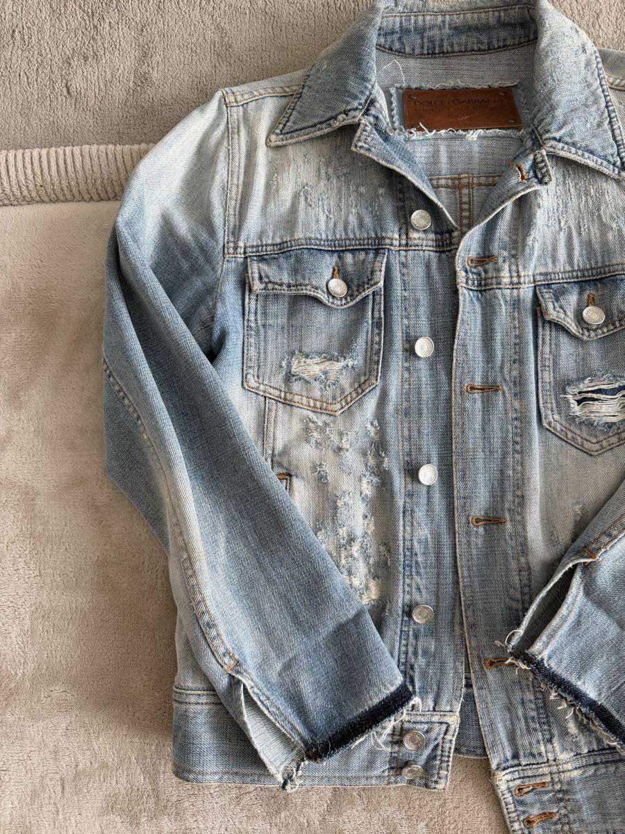 Dolce & Gabbana Giacche: Dolce & Gabbana Jeansjacke Grösse 46/S – Nuovo (secondo la descrizione) da Zug venduto da GillesAntibes 1