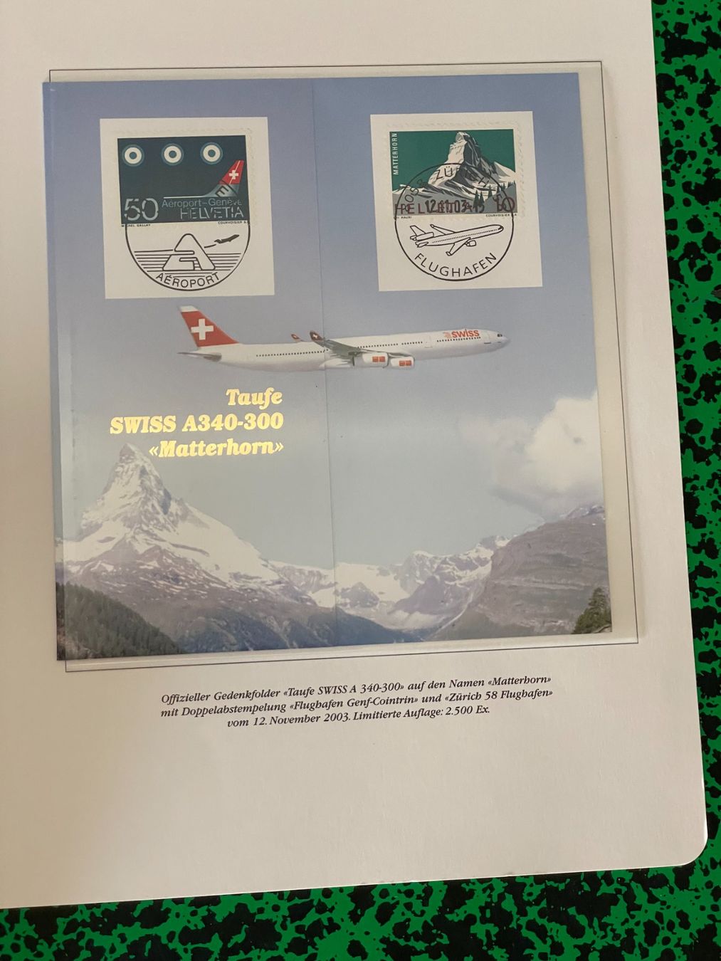 Autobahnvignetten: Postflug Vignetten Schweiz – Neu (gemäss Beschreibung) aus Menzingen von Wlukas 2