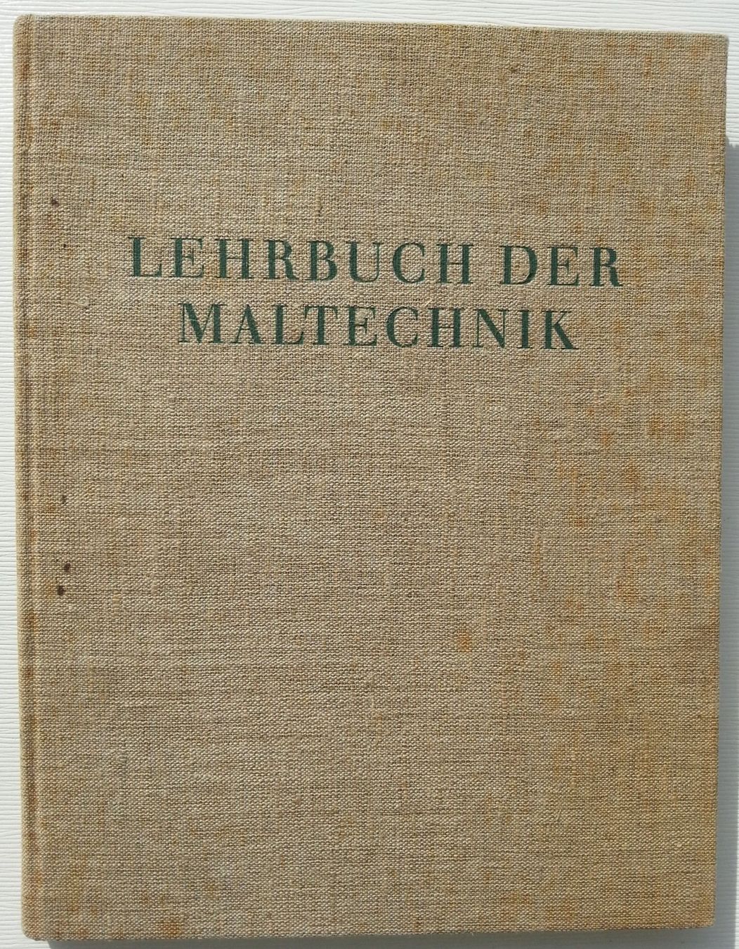Libri: LEHRBUCH DER MALTECHNIK, Herman Sachs, 1927 – Usato da Oberriet SG venduto da Manick