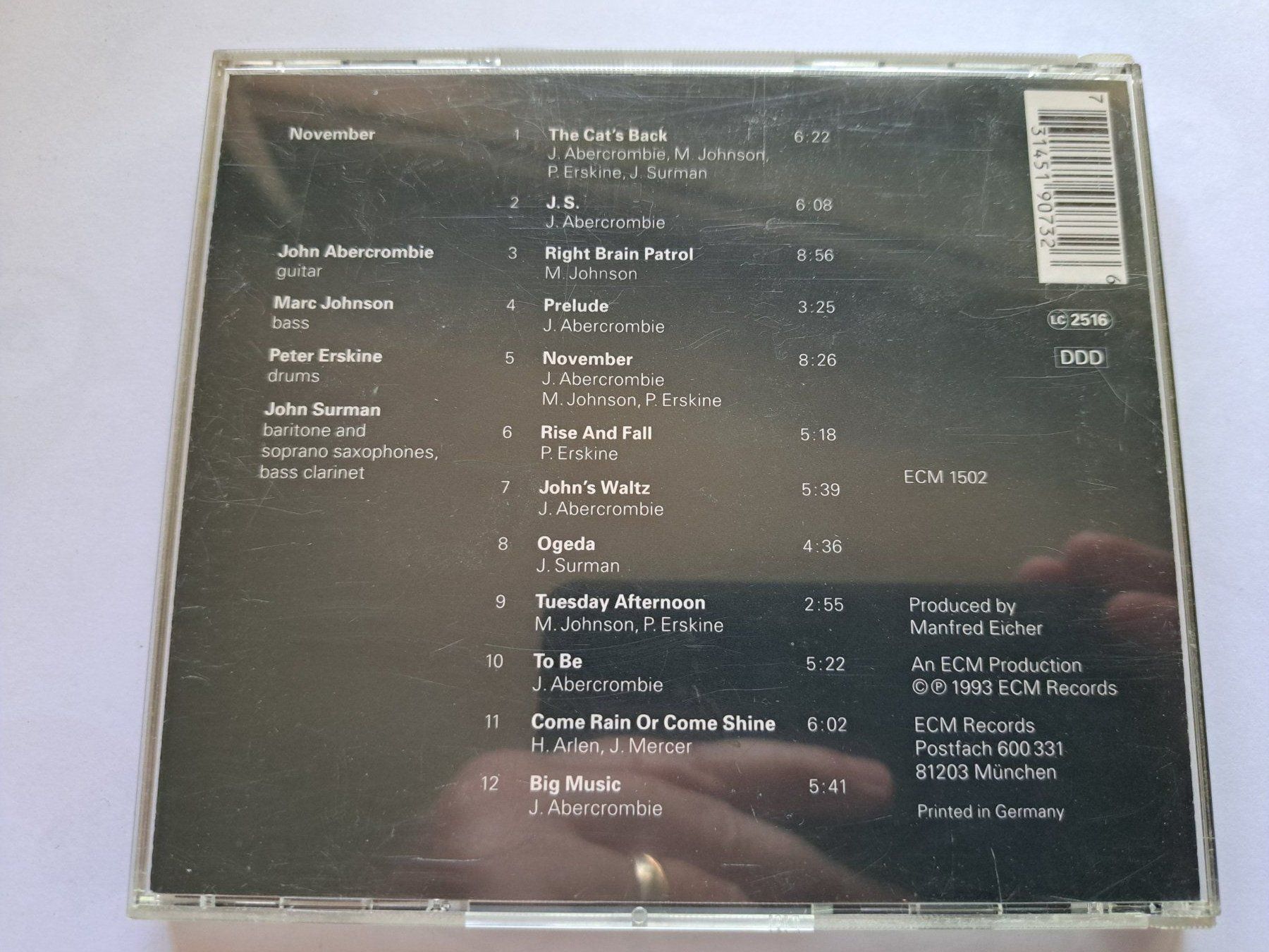 CD: Cd John Abercombie - November – Usato da Pully venduto da bro_n52j 2