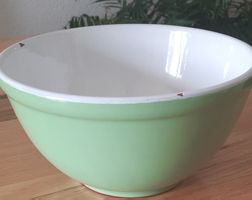 Vintage Schüssel, Grün