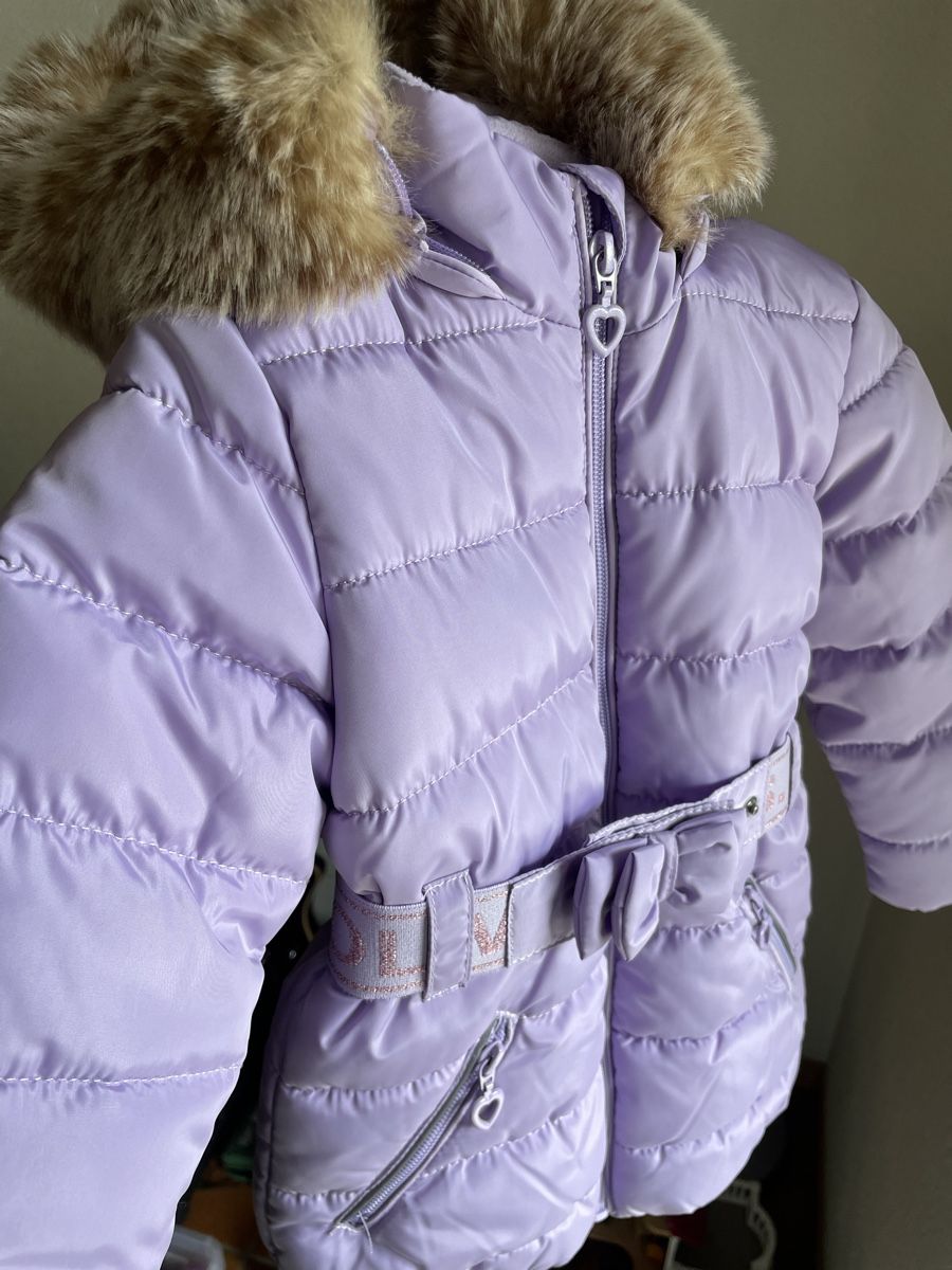 S.Oliver Jacken & Mäntel: Lila Winterjacke Grösse 92 – Neu (gemäss Beschreibung) aus Zermatt von mar_f9v6