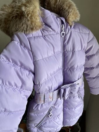 Lila Winterjacke Grösse 92