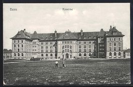 AK Bern, Frontalansicht der Kaserne